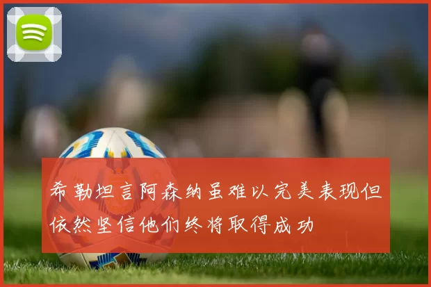 希勒坦言阿森纳虽难以完美表现但依然坚信他们终将取得成功